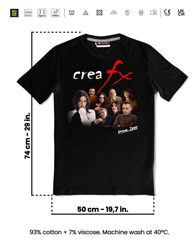 T-SHIRT UNISEX NERA